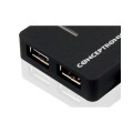 ÷ Hub usb 2.0 conceptronic c4pusb2_v3 a 4xusb-a 2.0 mini hub pocket c05-129