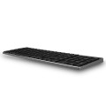 Teclado inalambrico Bluetooth NGS FORTUNE-BT / Multidispositivo / Recargable / Teclas X-Type / Silencioso / Negro