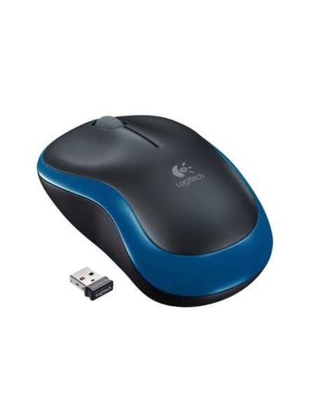 ÷ Mouse logitech wireless m185 blue p/n:910-002236