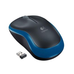 ÷ Mouse logitech wireless m185 blue p/n:910-002236