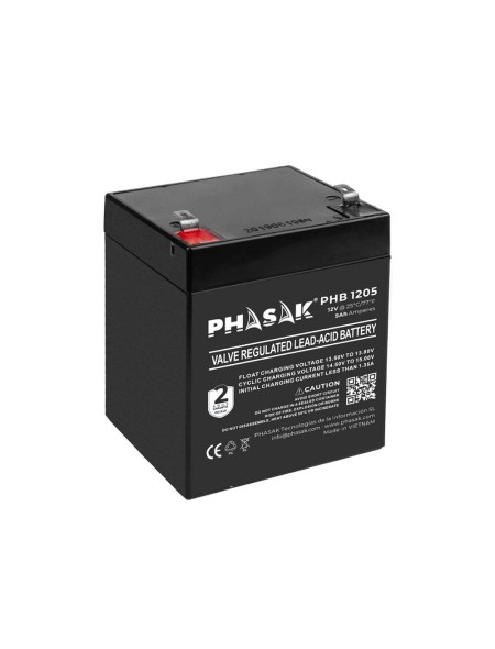 Bateria PHASAK para Sais 5ah 12v / PHB 1205