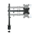 ÷ Soporte de mesa tooq db1032tn-b para 1 pantalla de 13-32