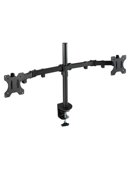 Soporte de mesa para 2 Monitores/Tv 13-32 Pulgadas / Giratorio e inclinable / 2 Brazos / Db1232tn-b