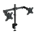 Soporte de mesa para 2 Monitores/Tv 13-32 Pulgadas / Giratorio e inclinable / 2 Brazos / Db1232tn-b