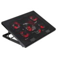 ÷ Base de refrigeracion para portatiles mars gaming mnbc2 5 ventiladores ultra silenciosos hasta 17.3