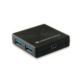 ÷ Hub usb 3.0 conceptronic hubbies02b 4 puertos usb 3.0 color negro