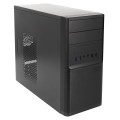÷ Caja micro atx unyka matx dark shadow caja negra con 2 bah?as de 5.1/4 con fuente de alimentacio