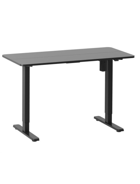 ÷ Mesa electrica ergonomica altura regulable tablero negro 120x60 color estructura negro control tacti