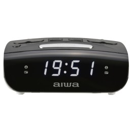 ÷ Radio despertador aiwa cr-15bk doble alarma fm