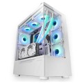 ÷ Caja e-atx torre gaming mars gaming mc-ult xxl white frontal y lateral de cristal templado sin fuent