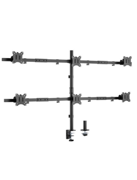 ÷ Soporte de mesa equip 650160 para 6 pantallas de 17