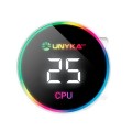 ÷ Sistema de refrigeracion liquida unyka uk353101 aquastorm 360 blanco 3x vent. 120mm 1800 rpm argb di