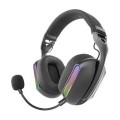 ÷ Headset bluetooth mars gaming mhwpro 7.1 tecnologia 3d bt 2.4ghz jack 3.5mm argb bat 40h negro