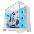÷ Caja atx semitorre gaming mars gaming mcvision triple cristal templado gpu 415mm 1x3.5 3x2.5 blanco