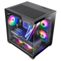÷ Caja microatx cube mars gaming mc-view2 negra cristal continuo gpu 330mm 1x3.5 3x2.5 