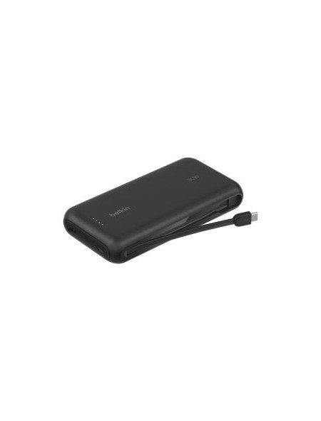 ÷ Powerbank belkin bpb024hqbk cable usb-c integrado negro 20000 mah 1xusb-c 1xusb-a 30w