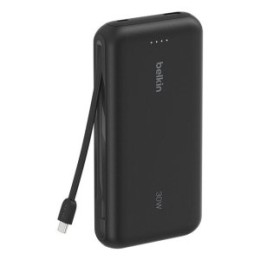 ÷ Powerbank belkin bpb024hqbk cable usb-c integrado negro 20000 mah 1xusb-c 1xusb-a 30w
