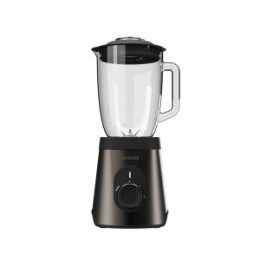 ÷ Batidora de vaso aiwa saberu 1500w 2 velocidades 6 cuchillas satoku vaso cristal 1,5l negro