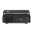 ÷ Radio despertador aiwa cr-30bk carga inalambrica 5w usb fm led regulable