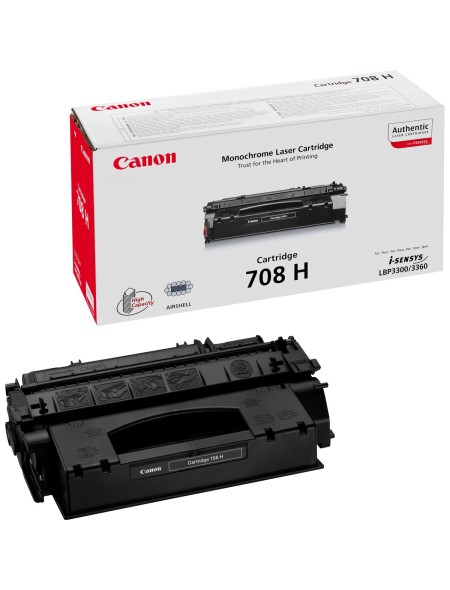 ÷ Tóner original canon 708h negro 0917b002 6.000 páginas