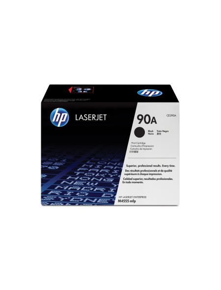 ÷ Tóner original hp ce390a negro 90a 10.000 páginas