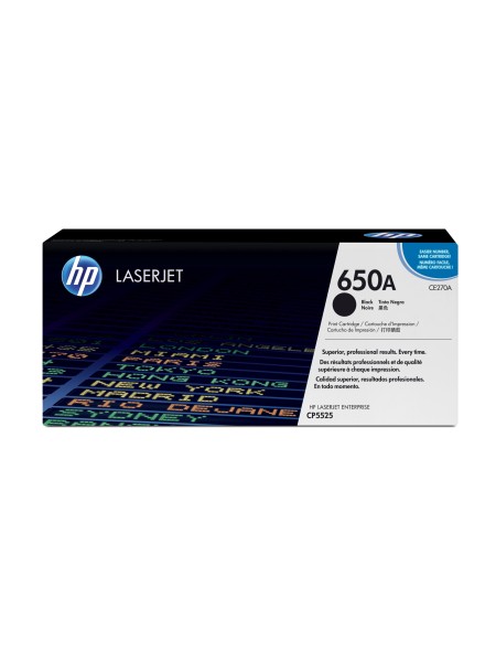 ÷ Tóner original hp ce270a negro 650a 13.500 páginas