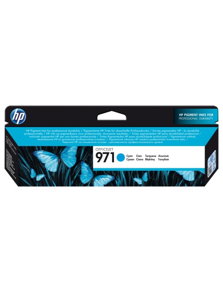 ÷ Tinta original hp n971 cian cn622ae 24.5ml