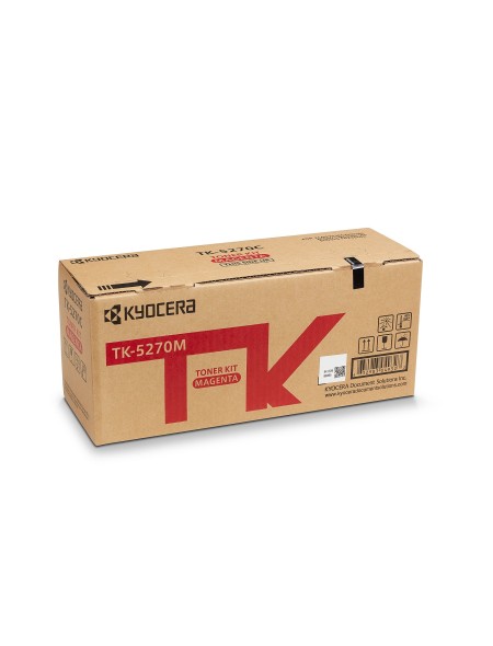 ÷ Tóner original kyocera tk-5270m magenta 6.000 páginas