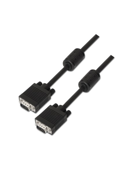 ÷ Aisens - cable svga con ferrita, hdb15/m-hdb15/m, negro, 6.0m