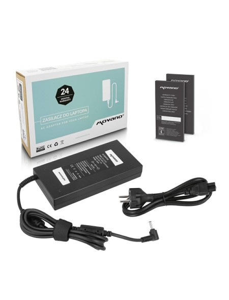 Cargador compatible para portátil MSI 180W 20V 9A 4.5x3.0 Movano
