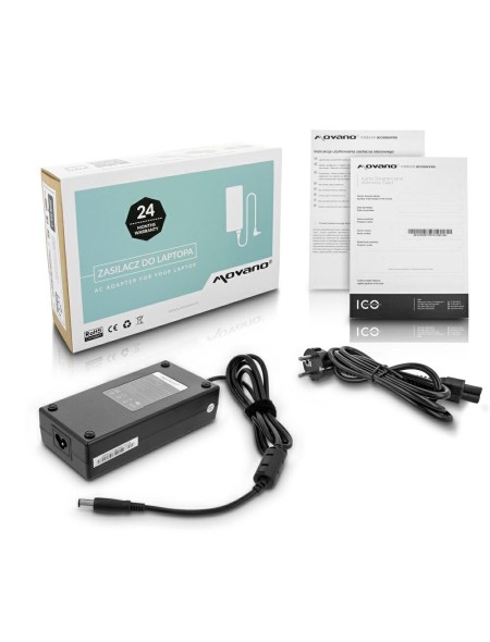 Cargador compatible para portátil DELL/MSI 180W 19.5V 9.23A 7.4x5.0 Movano