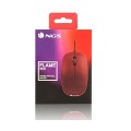 Raton USB Ngs Flame / Ambidiestro / 1000 Dpi / Rojo
