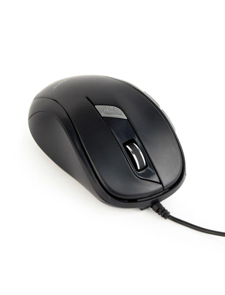 Raton óptico Gembird / 1600 Dpi / 6 Botones /  Negro / MUS-6B-01
