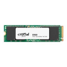 Disco duro SSD M.2 Nvme Pcie 4.0 Crucial E100 / 480 GB / M.2 2280 / 4.500 mbps / CT480E100SSD8