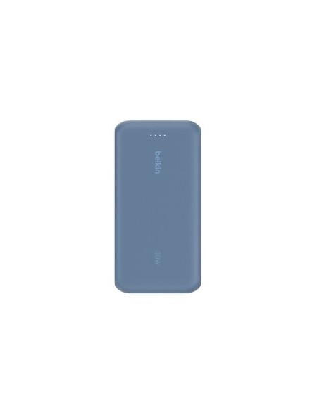 ÷ Powerbank belkin bpb024hqbl cable usb-c integrado azul 20000 mah 1xusb-c 1xusb-a 30w