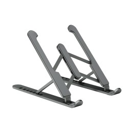 ÷ Aisens soporte de sobremesa ajustable para portatil o tablet, gris oscuro