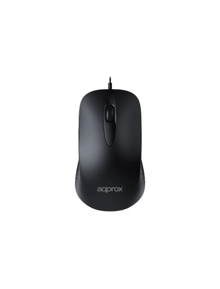 ÷ Mouse approx appxm100 cable 1.45 1000 dpi 3 botones color negro
