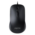 ÷ Mouse approx appxm100 cable 1.45 1000 dpi 3 botones color negro