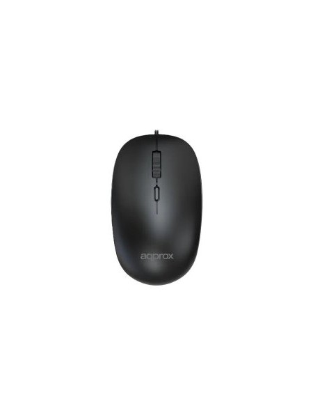 ÷ Mouse approx appxm150 cable 1.35 1600 dpi ajustables 4 botones color negro