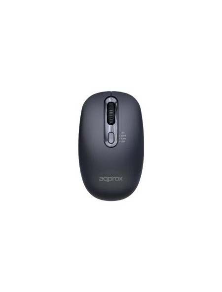 ÷ Mouse approx wireless appxm200 2.4ghz 1600 dpi 4 botones color negro