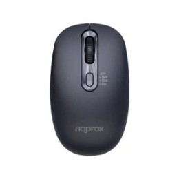 ÷ Mouse approx wireless appxm200 2.4ghz 1600 dpi 4 botones color negro
