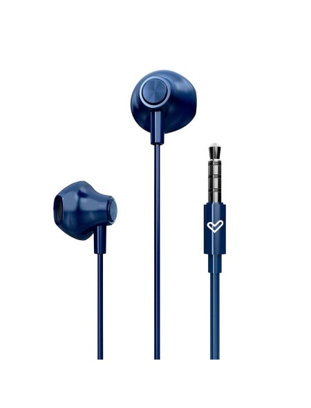 Auriculares Energy Sistem EasyPods / Conector Jack 3.5 / Cable 1.2 / Microfono Integrado / Control de Volumen / Azul / 459308