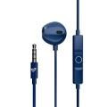 Auriculares Energy Sistem EasyPods / Conector Jack 3.5 / Cable 1.2 / Microfono Integrado / Control de Volumen / Azul / 459308