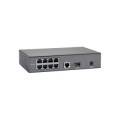 ÷ Switch no gestionable level one fgp-1000 10p 8xpoe 100mb 1xgb 1xgb sfp 120w carcasa metalica