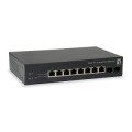 ÷ Switch semigestionable level one gep-1051 10p 8xgb poe 2xgb sfp 70w carcasa metalica 