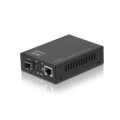 ÷ Convertidor fibra level one gvt-2010 rj45 ethernet a sfp gb poe pd