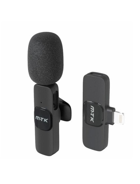 Microfono mini  Bluetooth con clip TR9207 / Lightning / Bateria 60 mAh / Negro / One+ / 0952072
