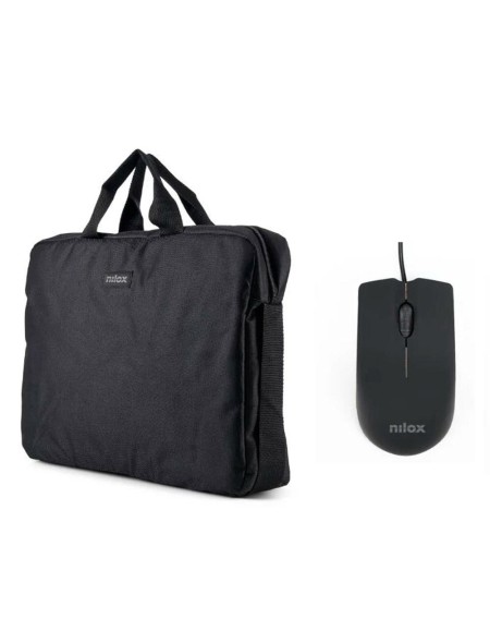 Maletin + Raton USB Nilox / Hasta 15.6