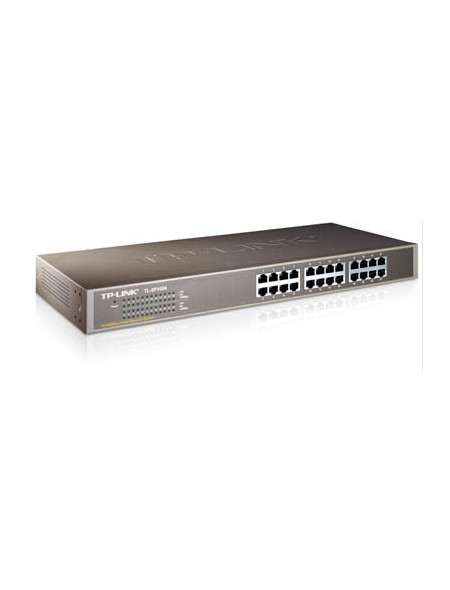 ÷ Switch no gestionable tp-link sf1024 24p ethernet carcasa metalica 19