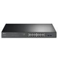 ÷ Switch semigestionable tp-link sg1218mpe 16p giga poe/poe+ alimentacion poe 192w rack 19